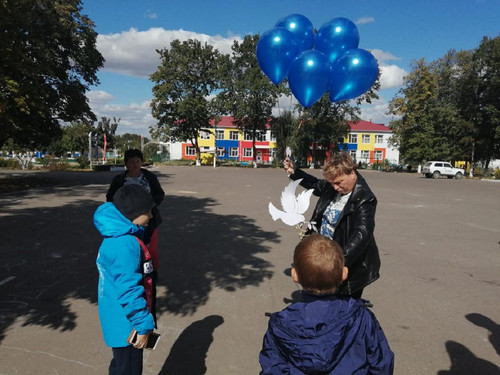 Акция "Голубь мира"